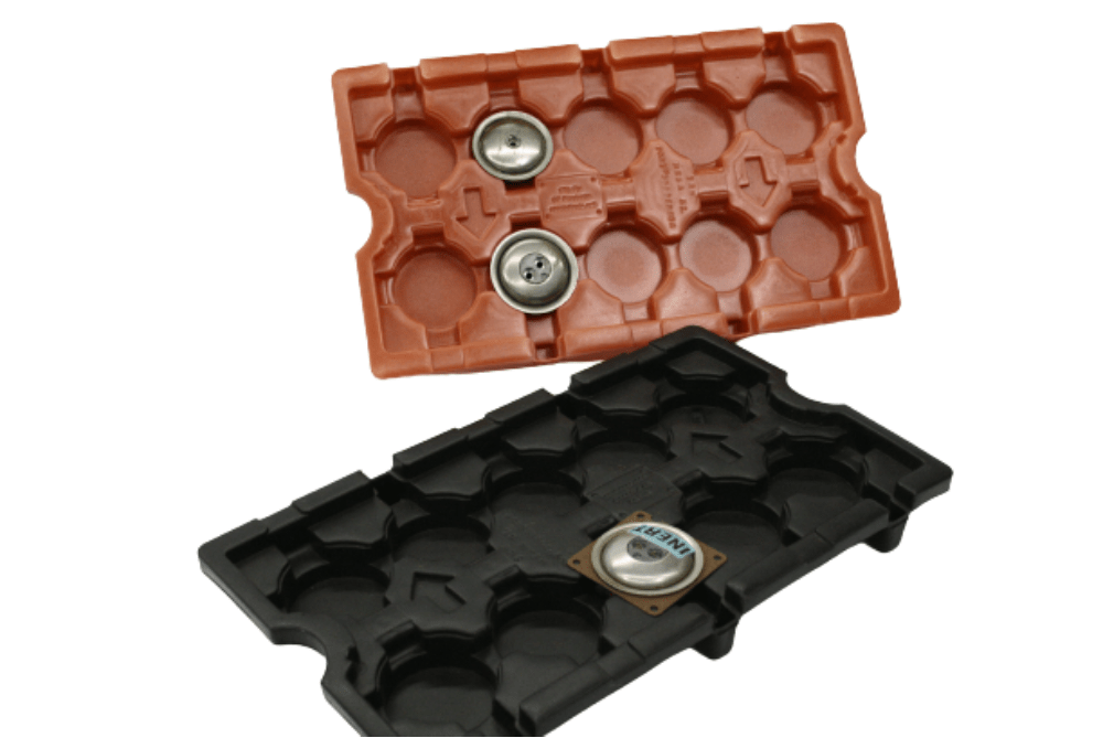 Heavy Gauge Red and Black Trays
