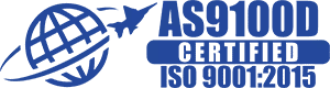 AS9100D Certified ISO 9001:2015