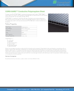 Conductive Corrugated Plastic