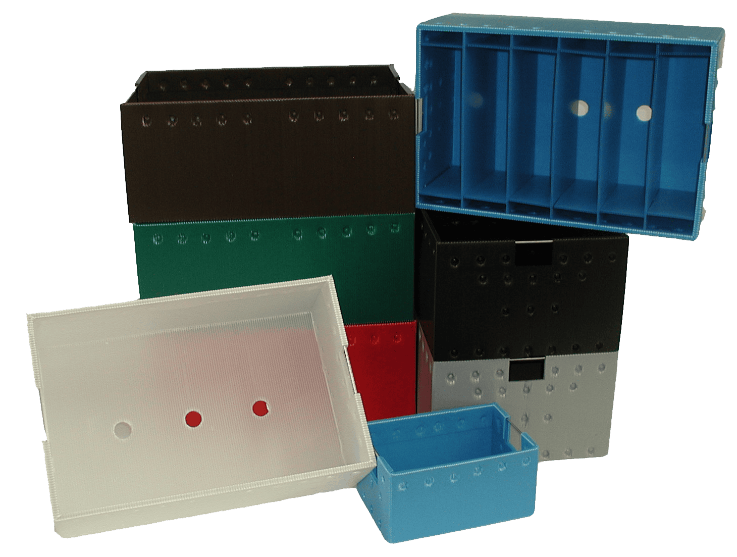 Corrugated Plastic Wire Bins