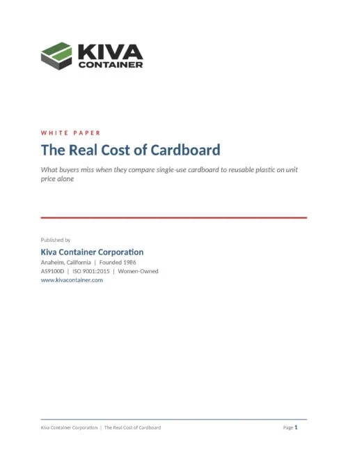 The Real Cost of Cardboard