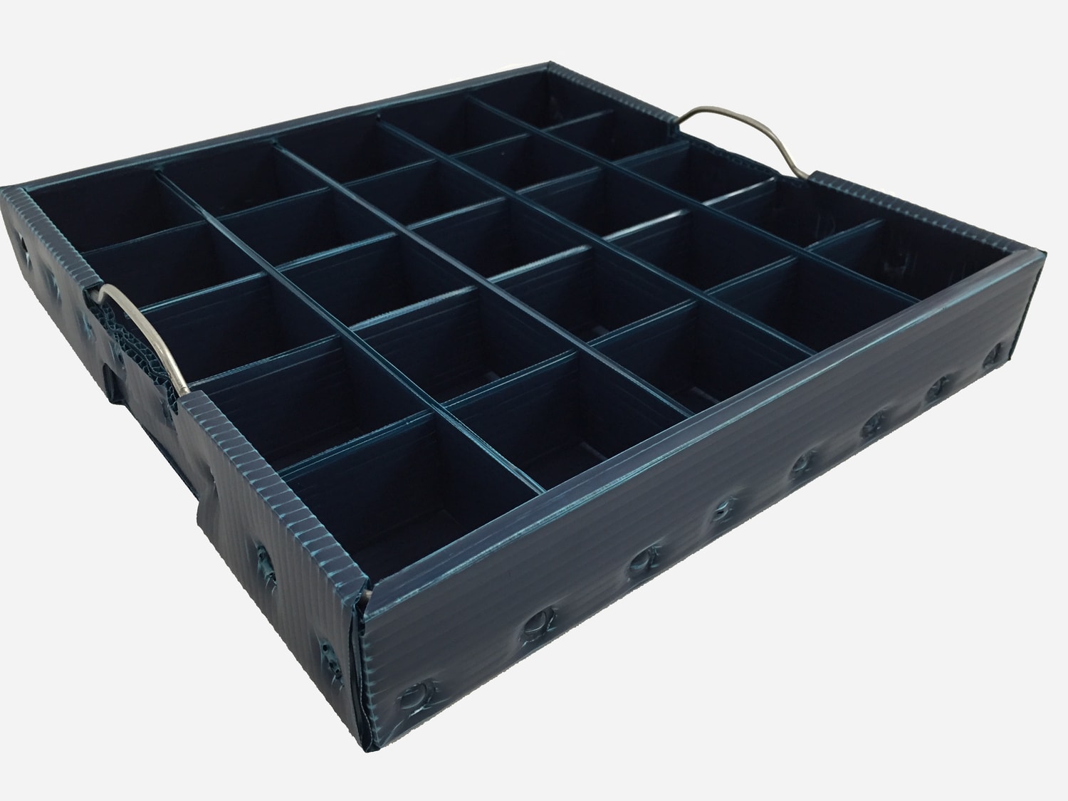 Wire Handle Tray with Locking Divider Set
