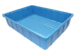 Simple Blue Bin